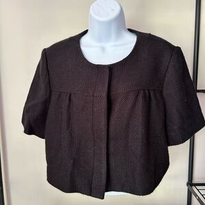 Banana Republic women’s crop jacket black size large